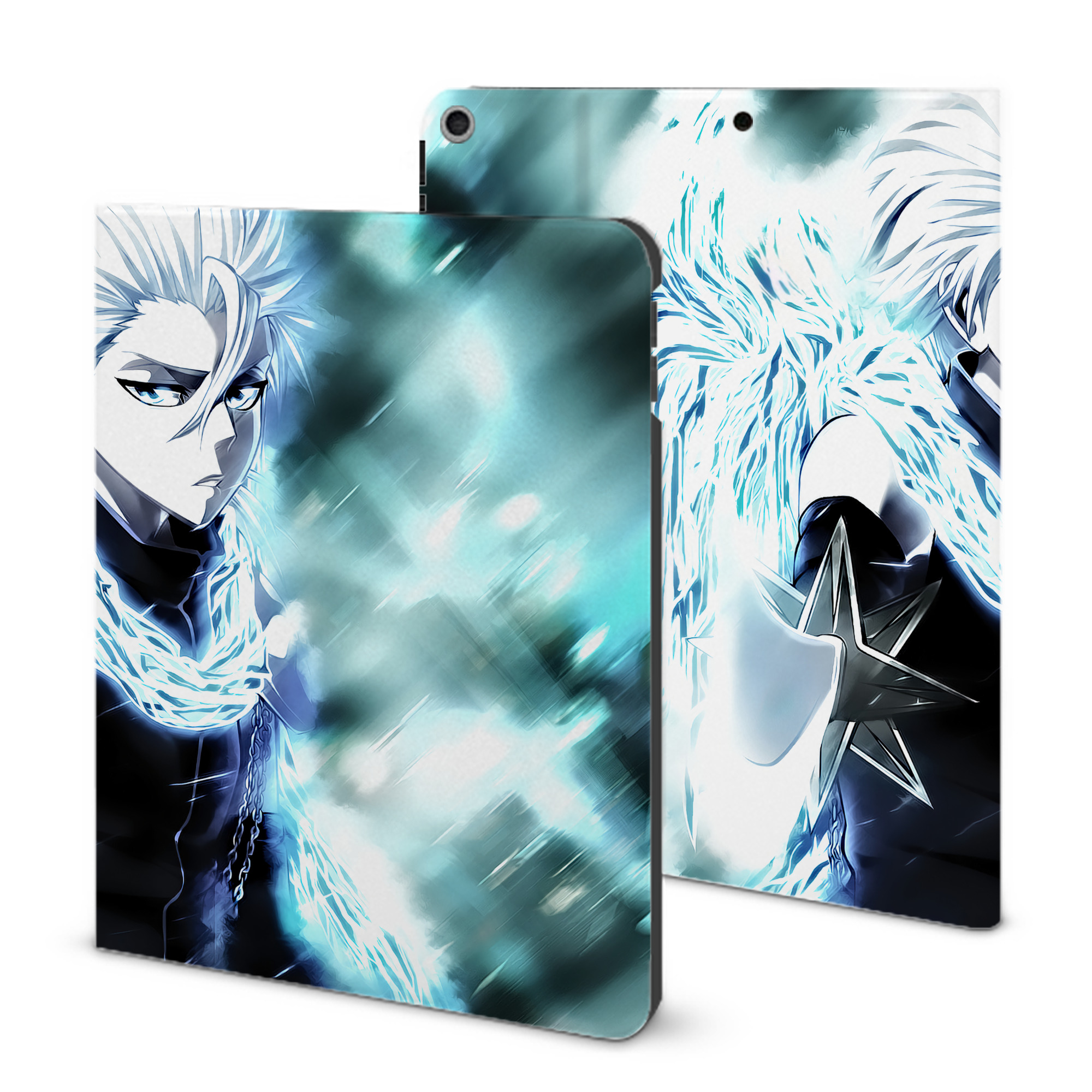 （画像用） ブリーチ BLEACH IPad ケース ブック型 PUレザー TPU 耐衝撃 軽量 薄型 ペン収納なし 全面保護 IPad 各モデル対応